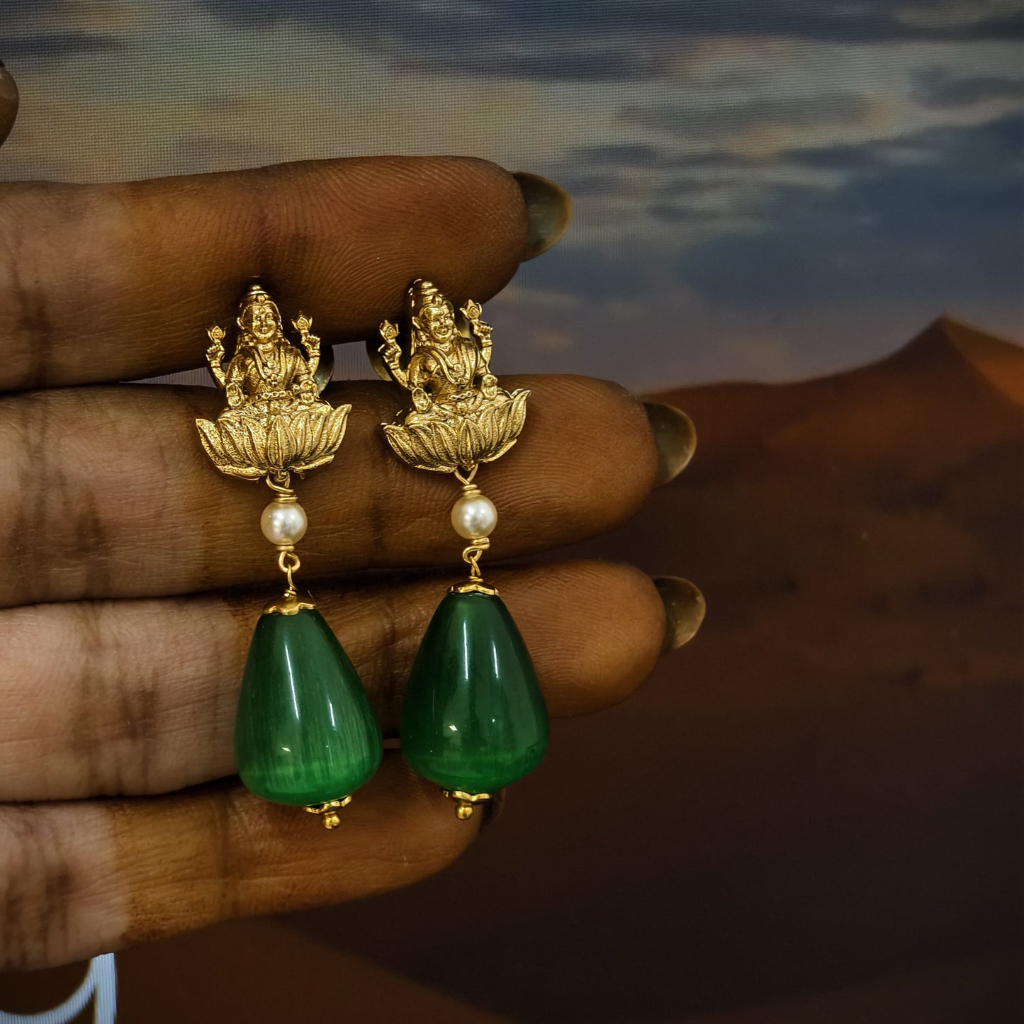 Laxmi droplet Earrings