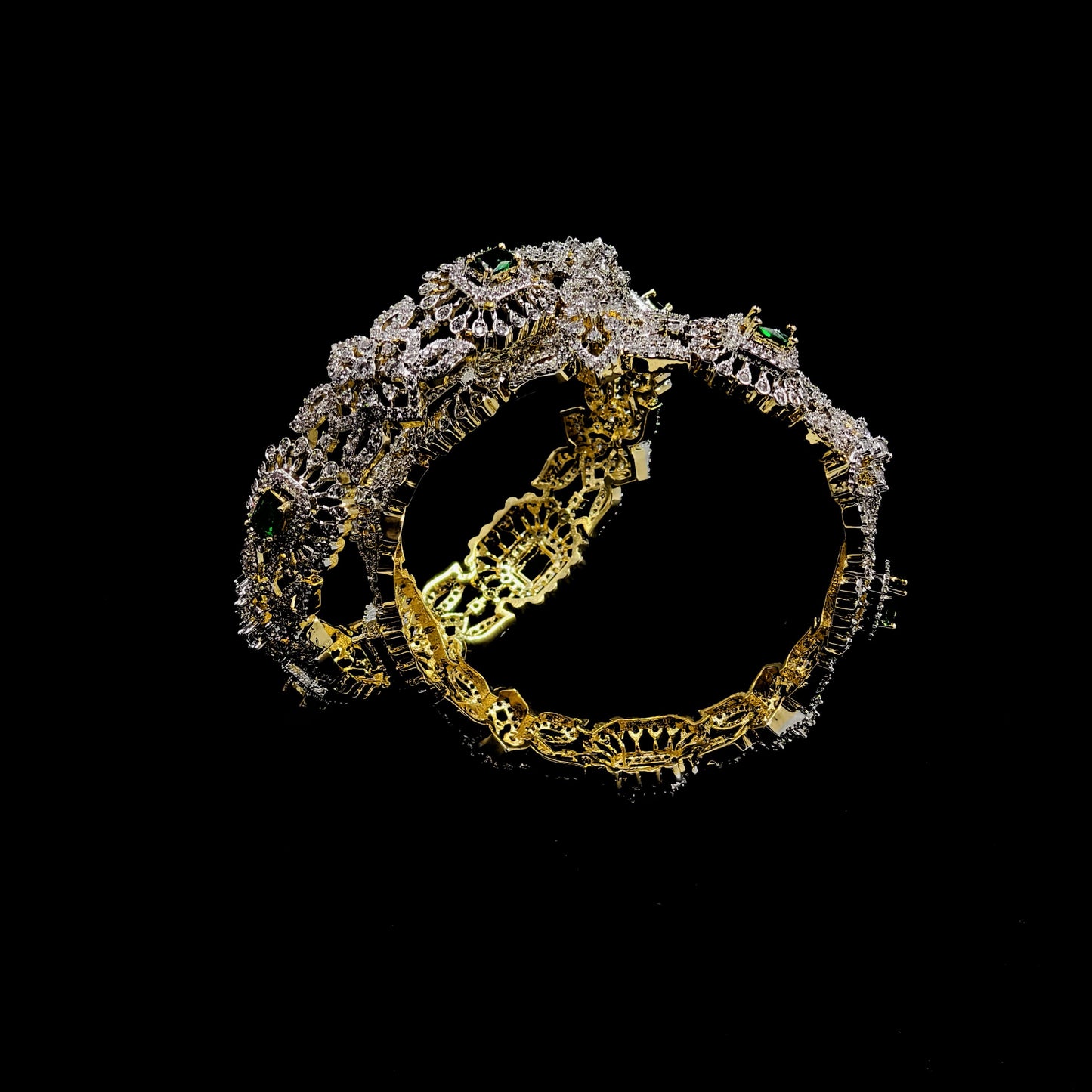 2.6 silver bangles