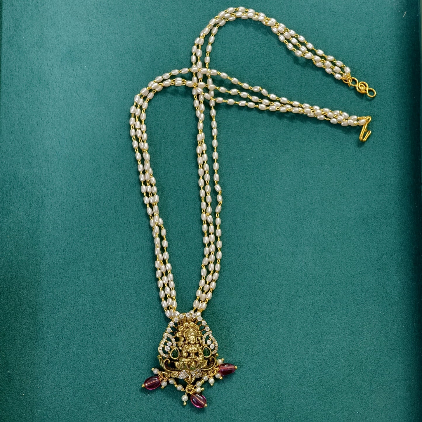 3 lines kalki beads mala