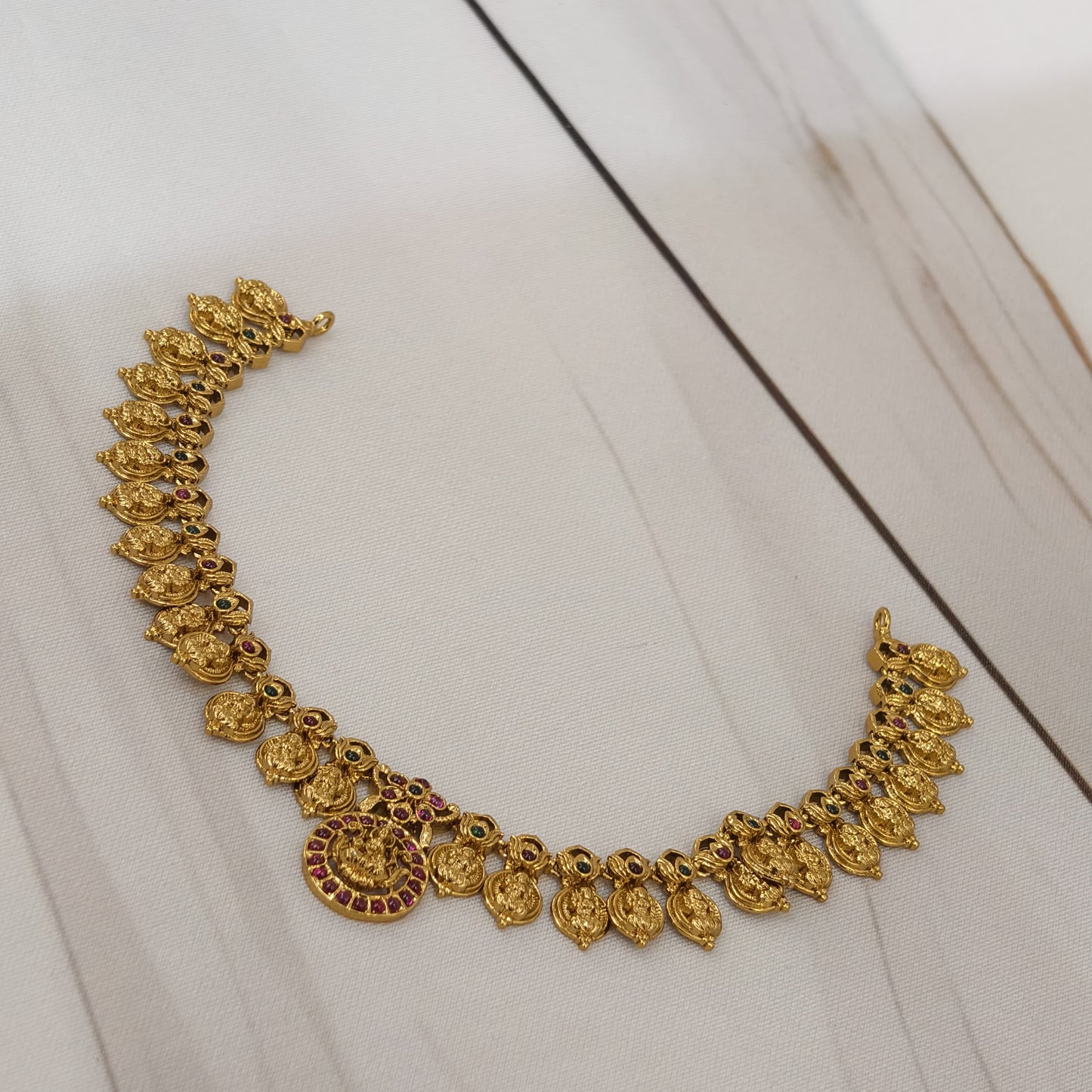 Short kasu neck set