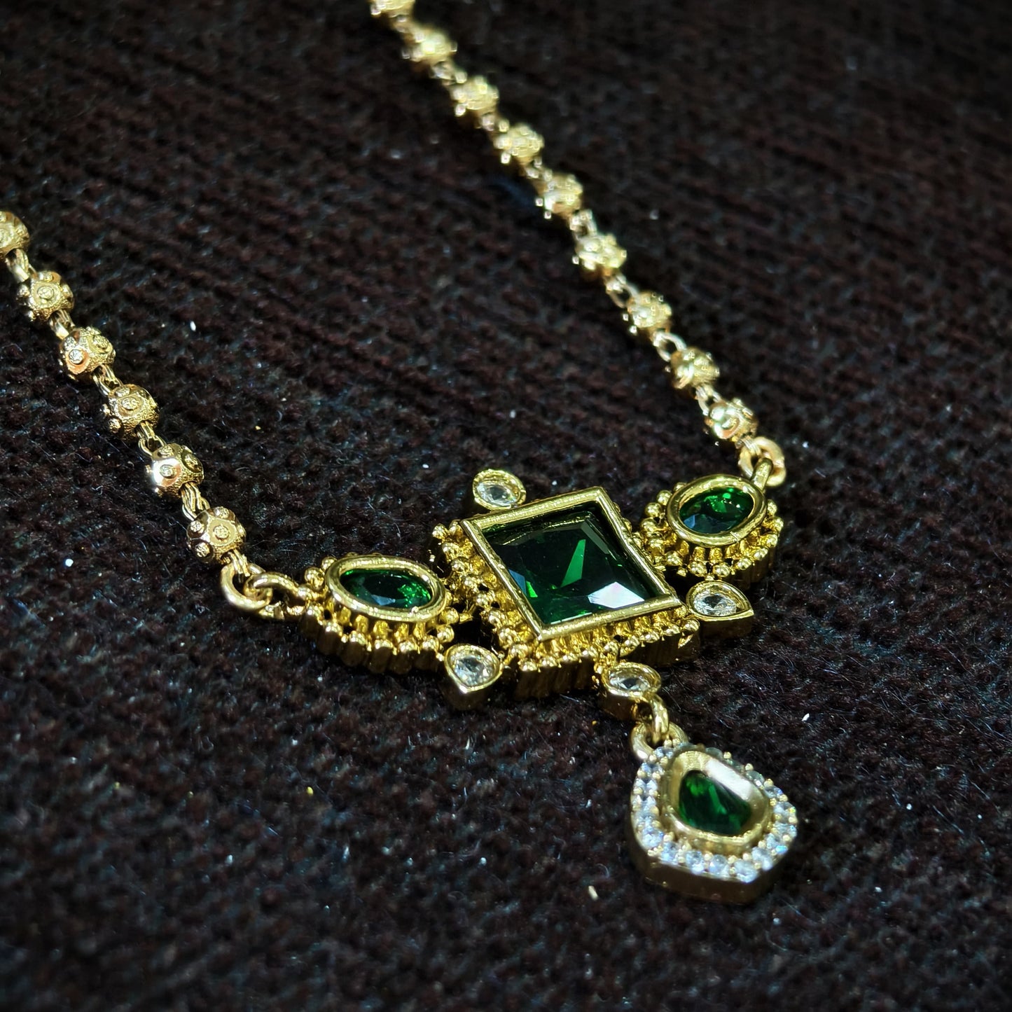 Antique finish neckpiece