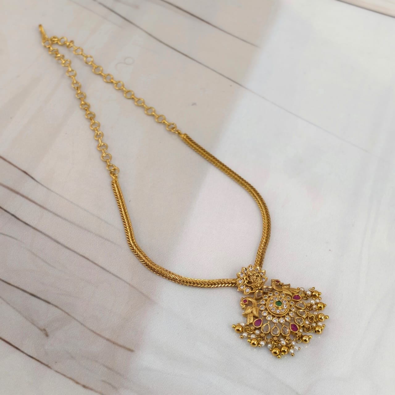 Antique finish nanu patti