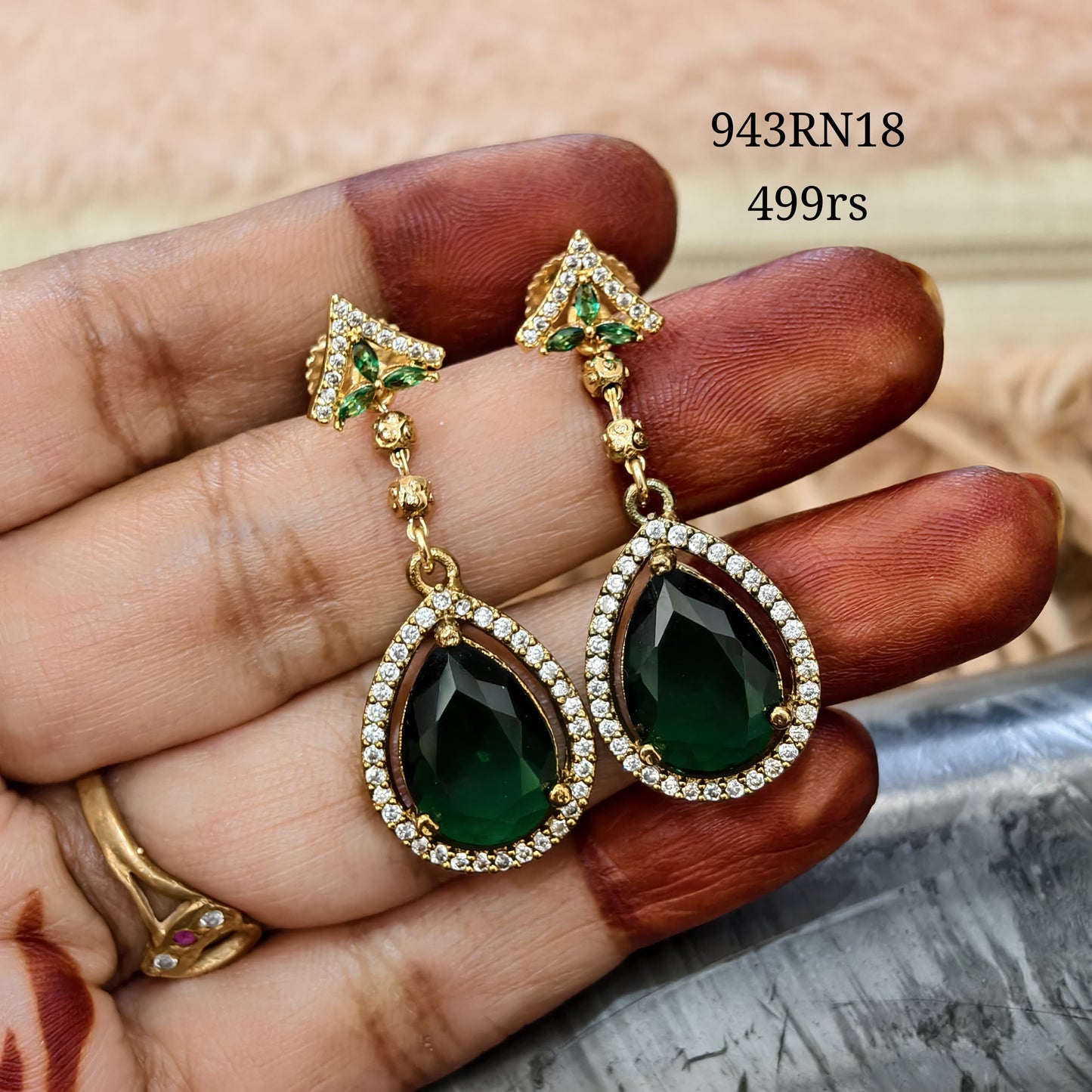String earrings
