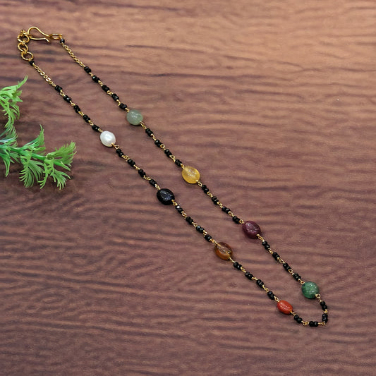 Multi colour Black beads