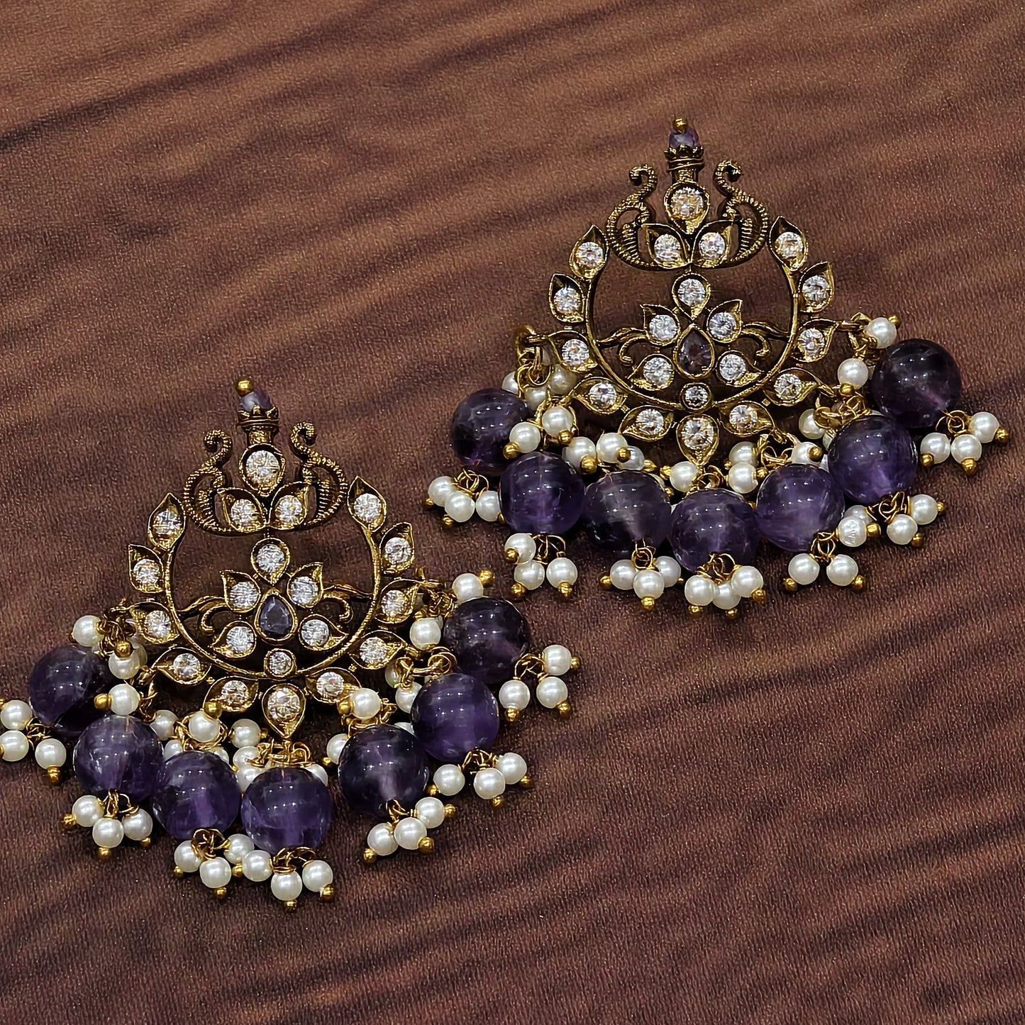 Chandhbali earrings