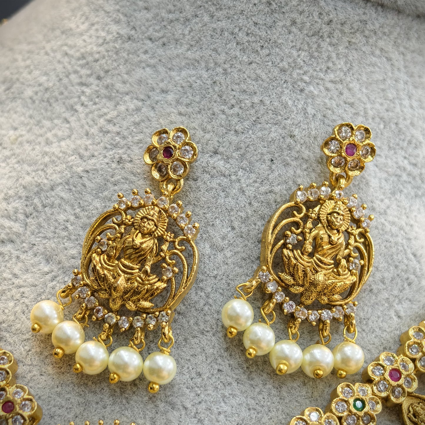 Short kasu neck set