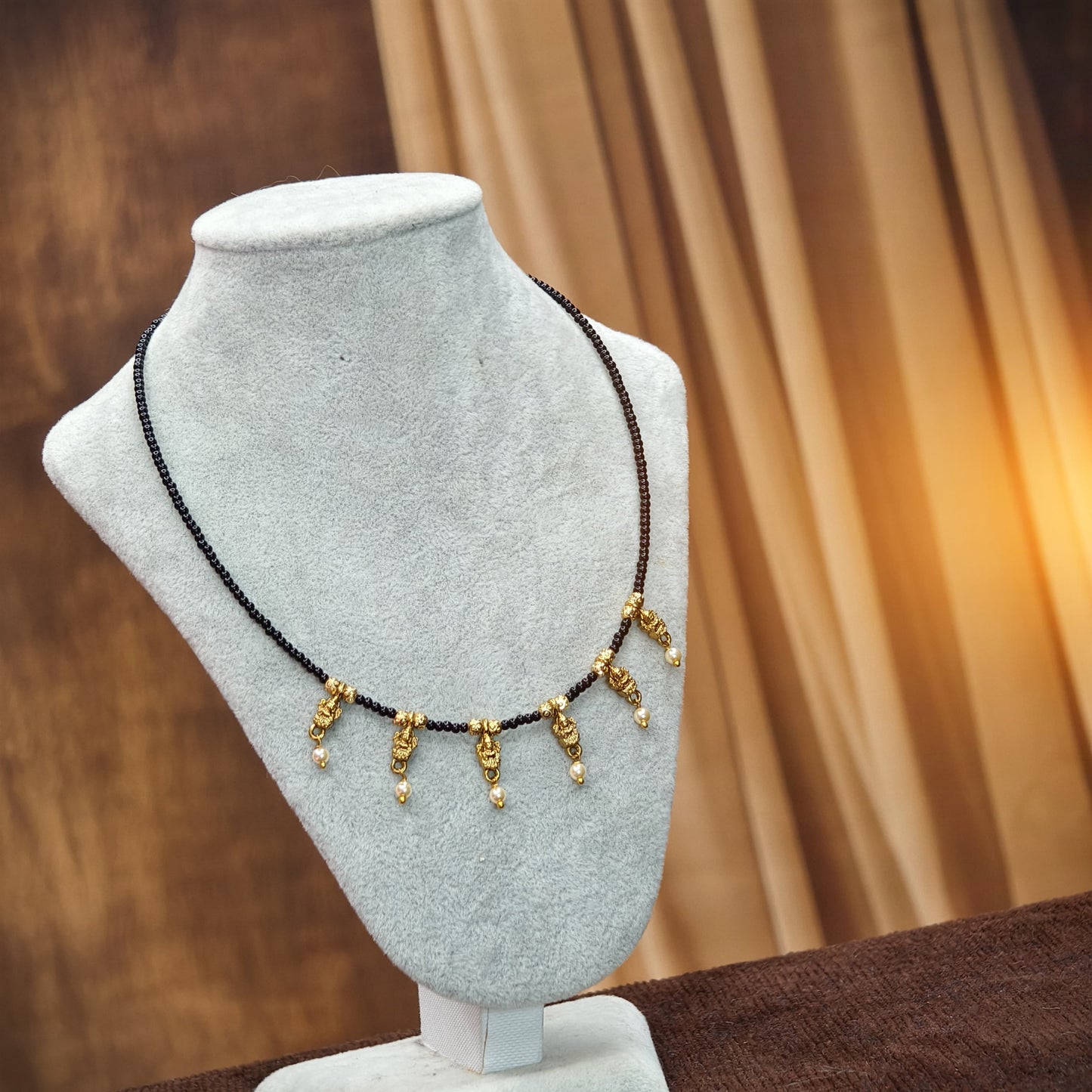 Black beads