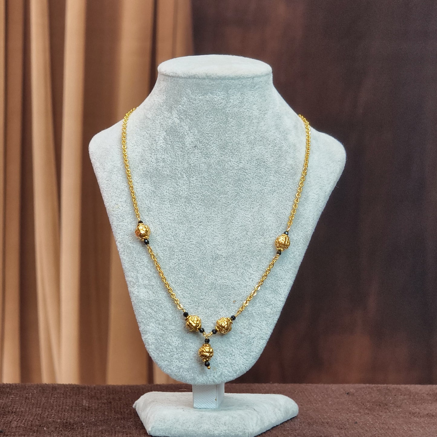Nakshi ball black beads