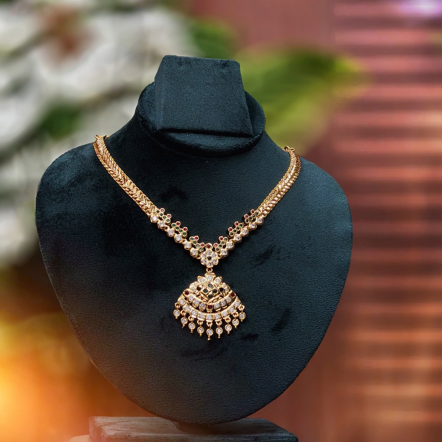 Microgold plated Nanu patti(Attigai)