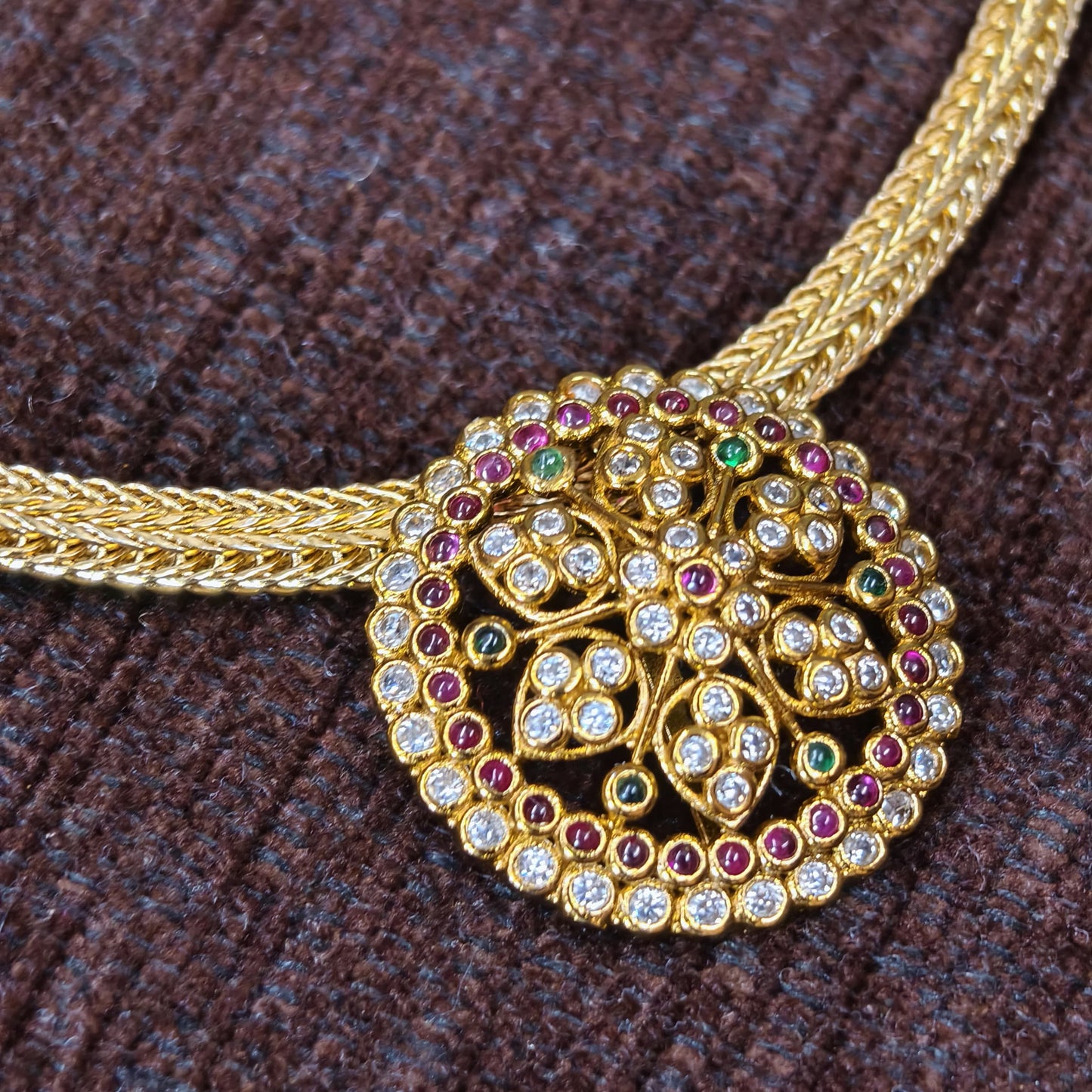 Nanu patti with 2 pendants