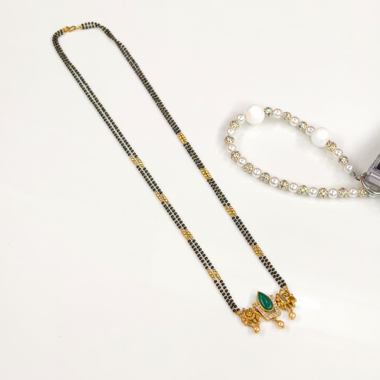 Black beads