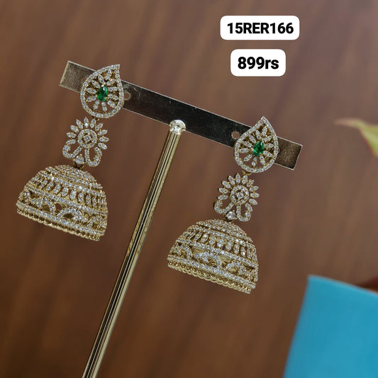 Green stone Earrings