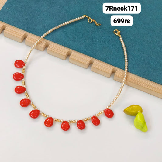 Pagadam droplet neckpiece