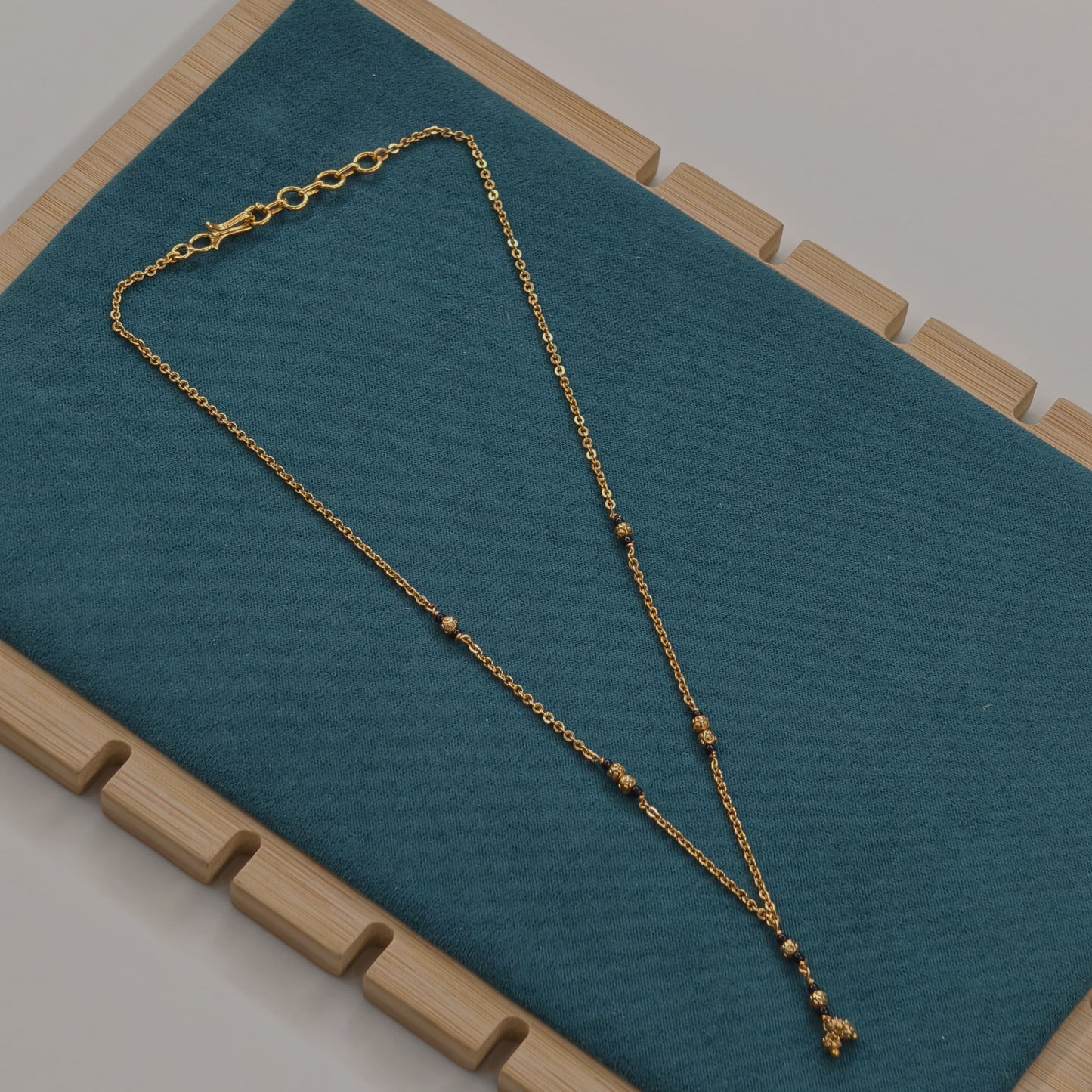 Short Black Beads