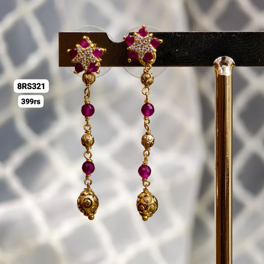 String earrings