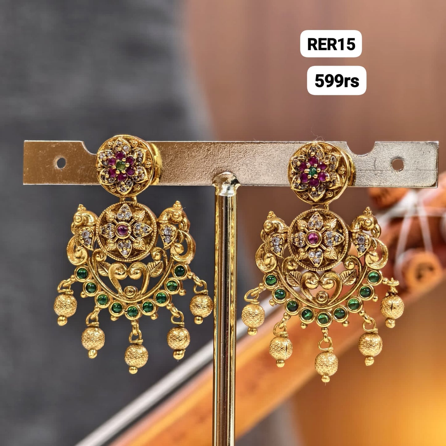 Nakshi finishing earrings