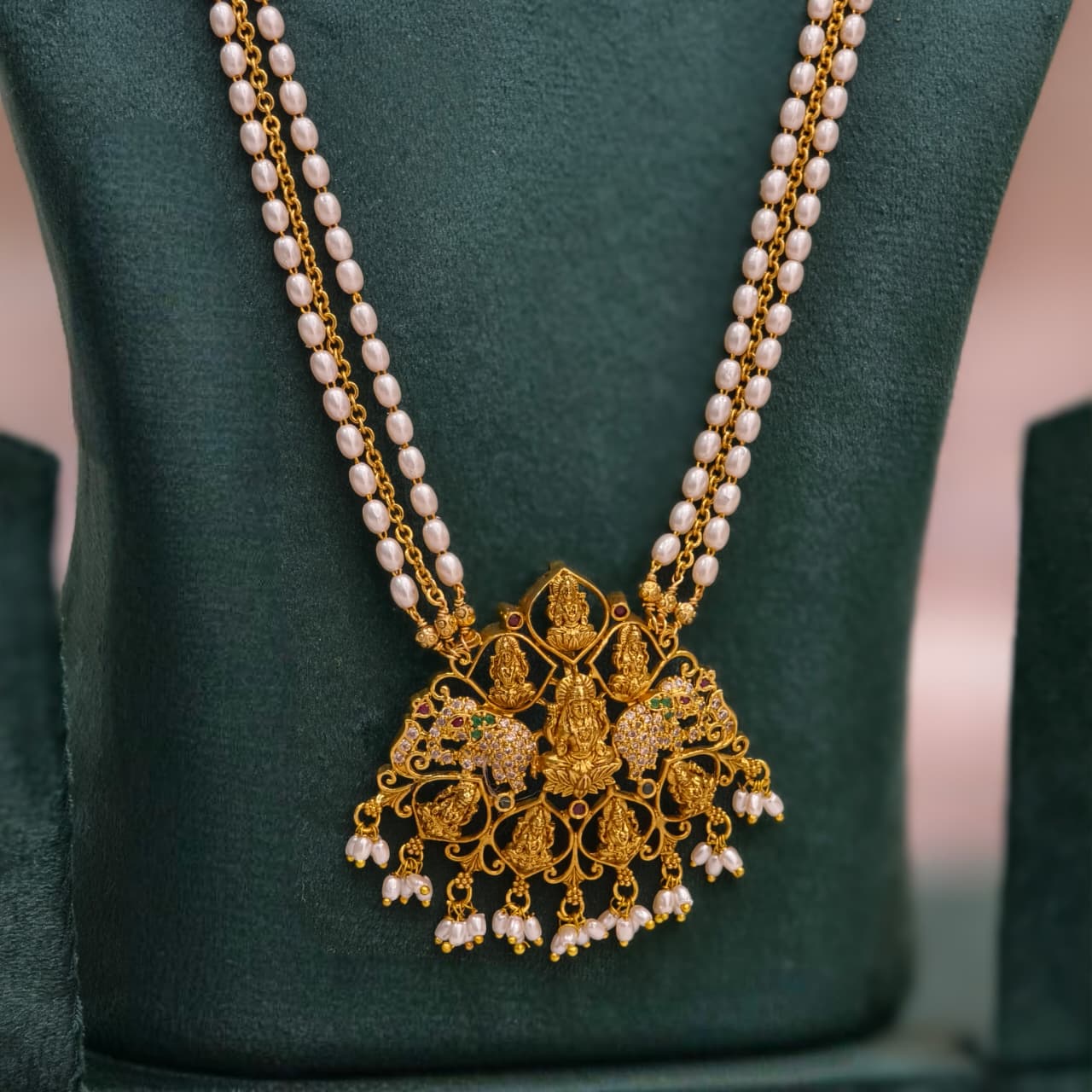 3lines of pearl mala