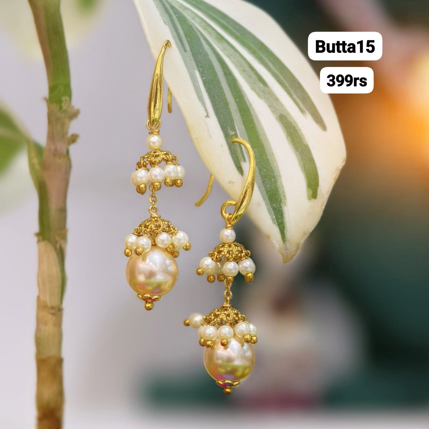 Hook pattern Earrings