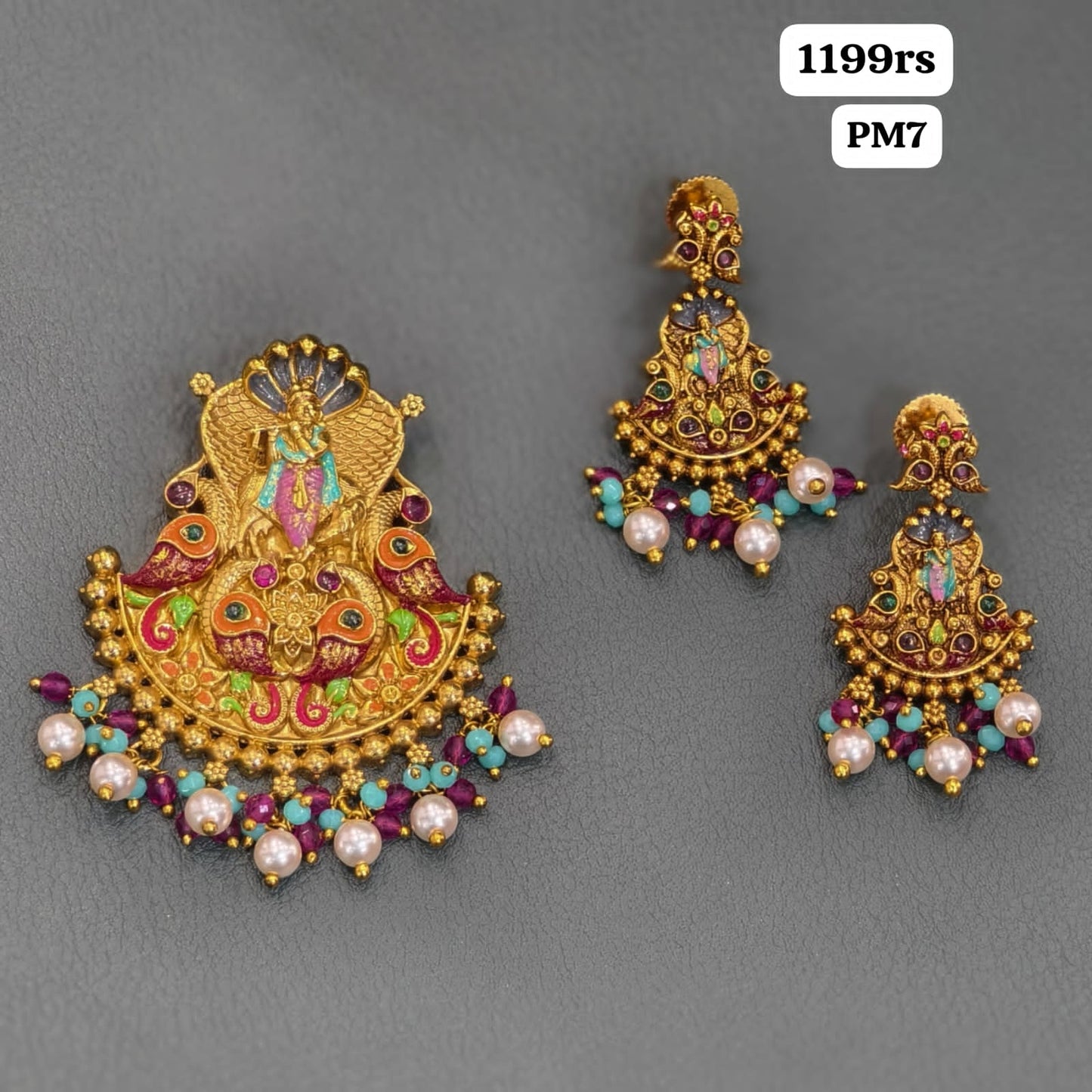 Pendent with Earrings