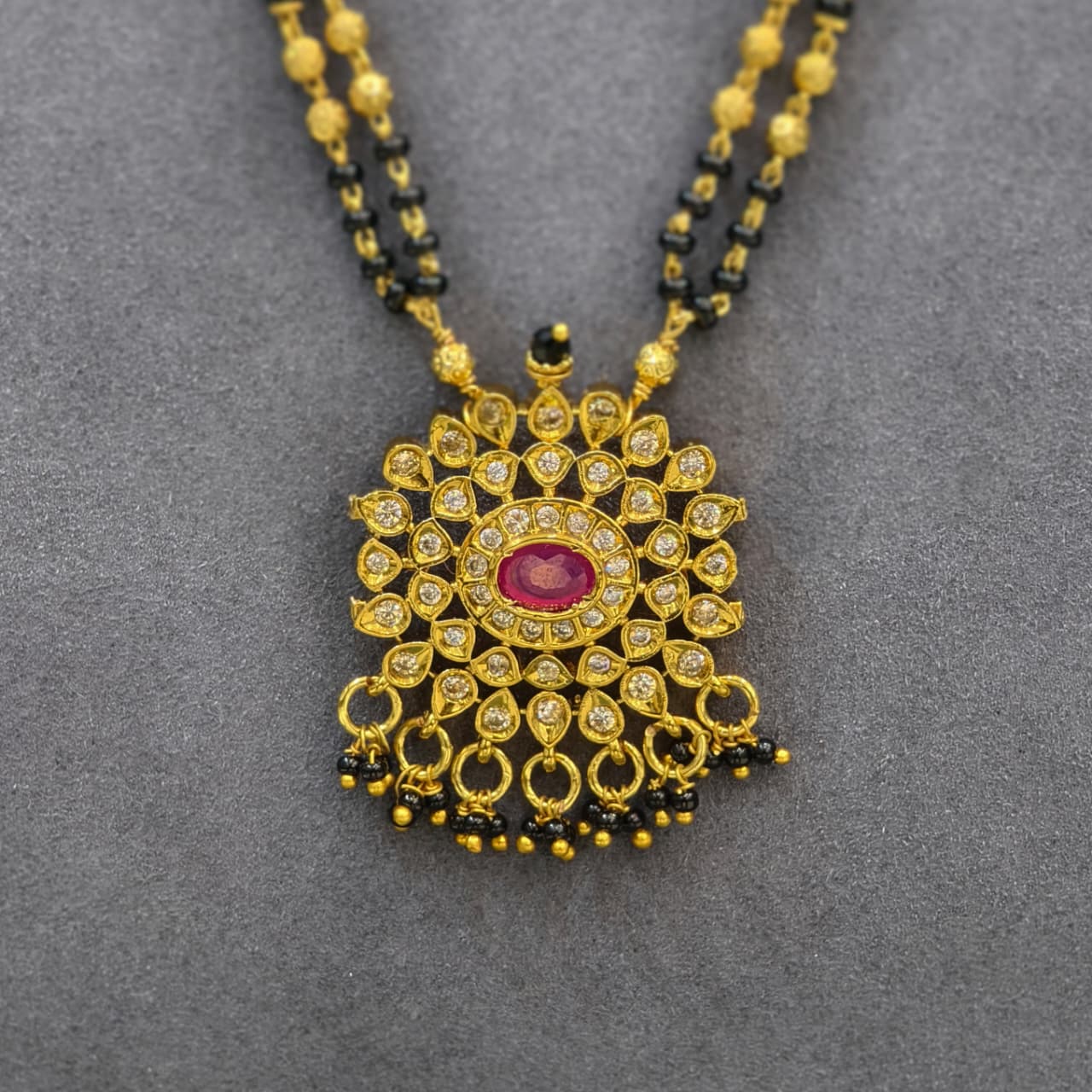 Long Black beads