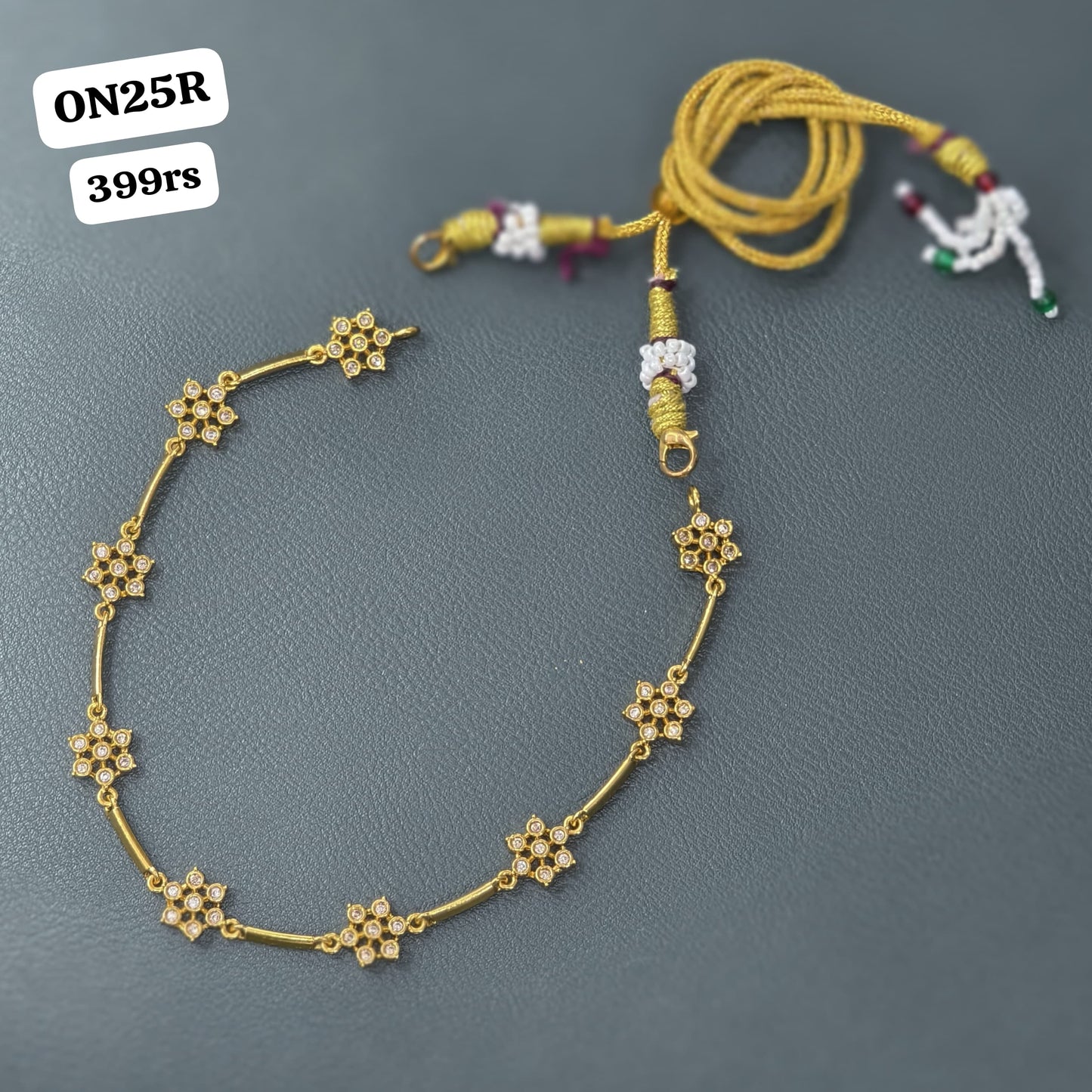 White stone Short Necklace