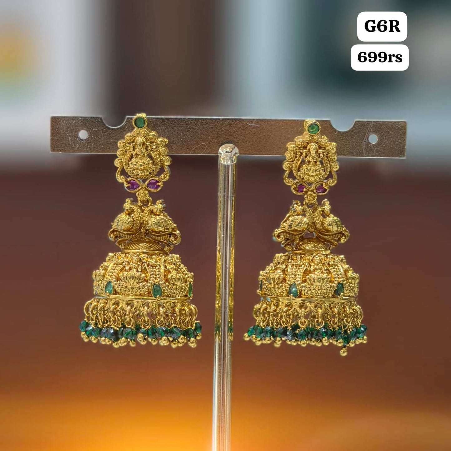 Green Butta Earrings