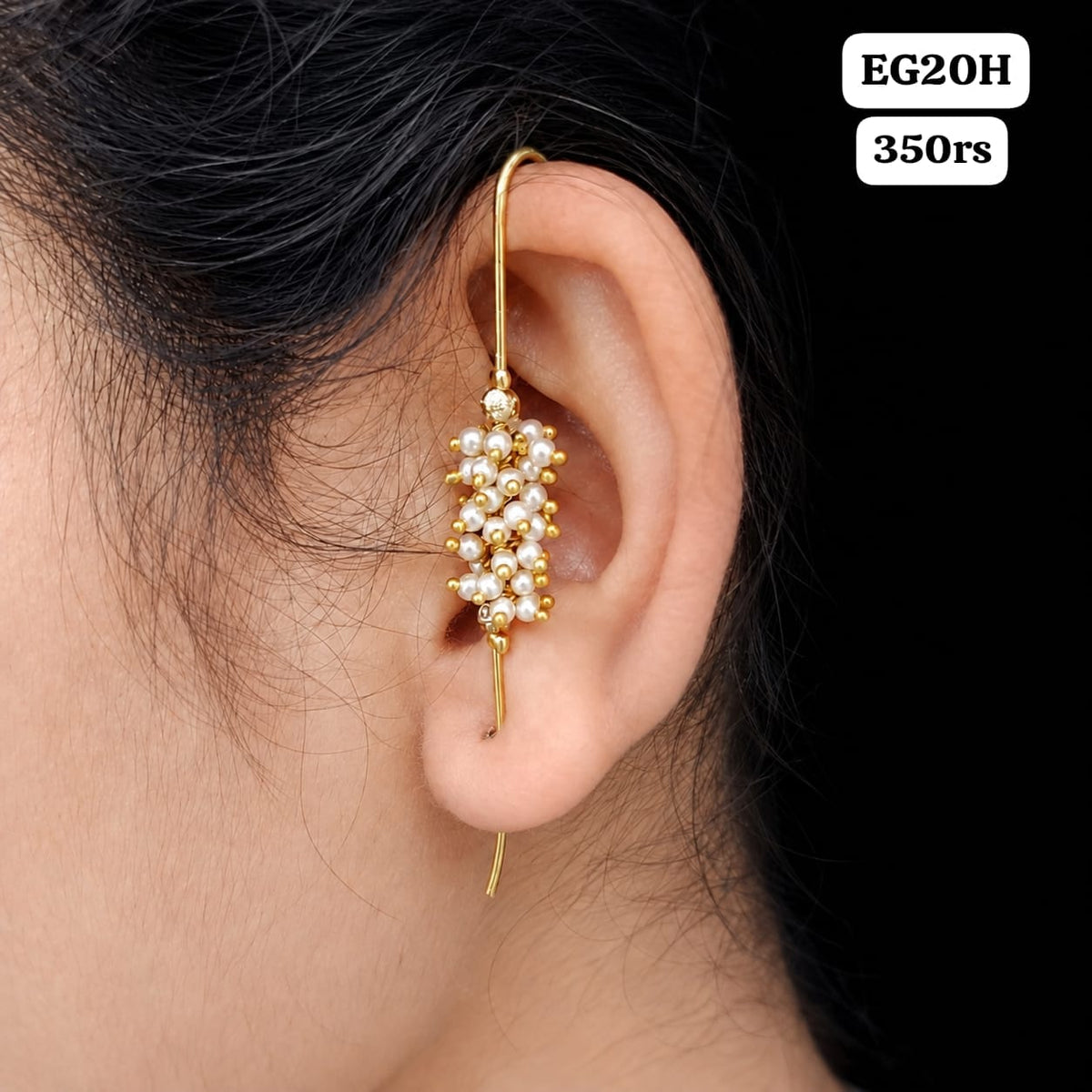 Swarovski Beads Ear cuff's