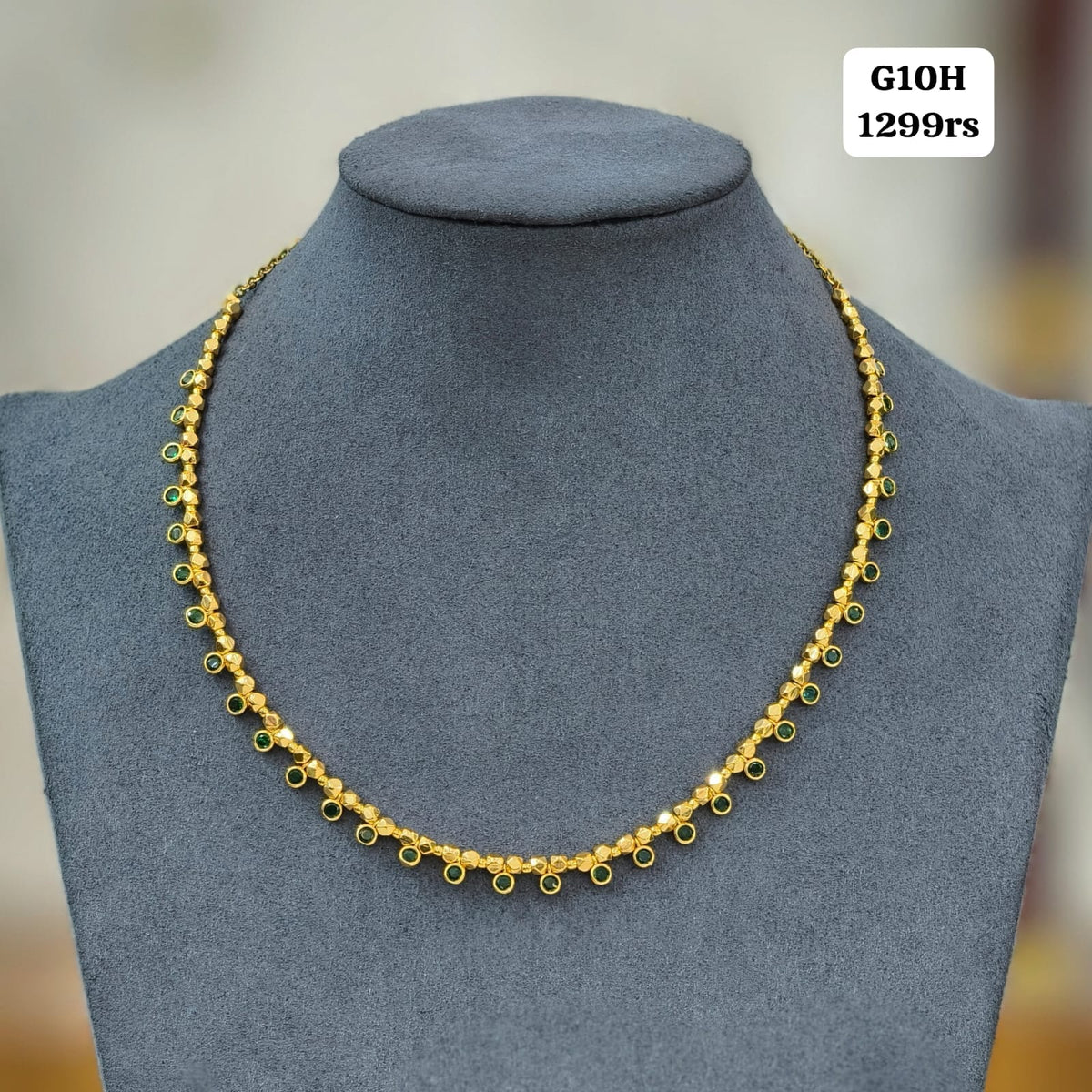 Green Beads Chain