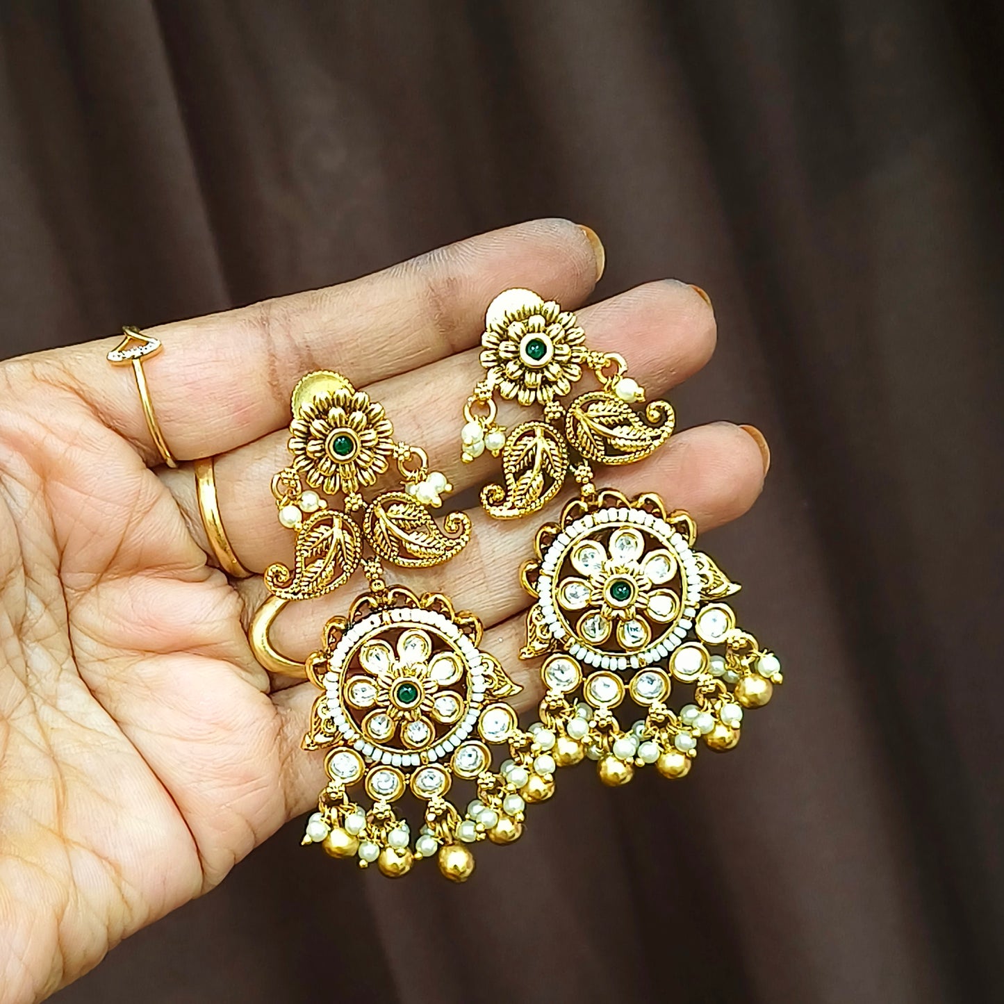 Kundhan earings 255RN03