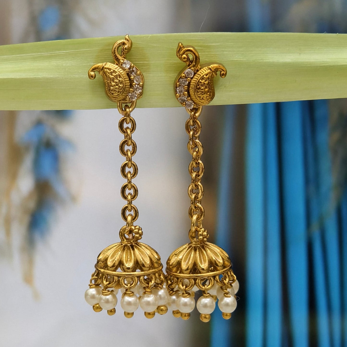 String earrings