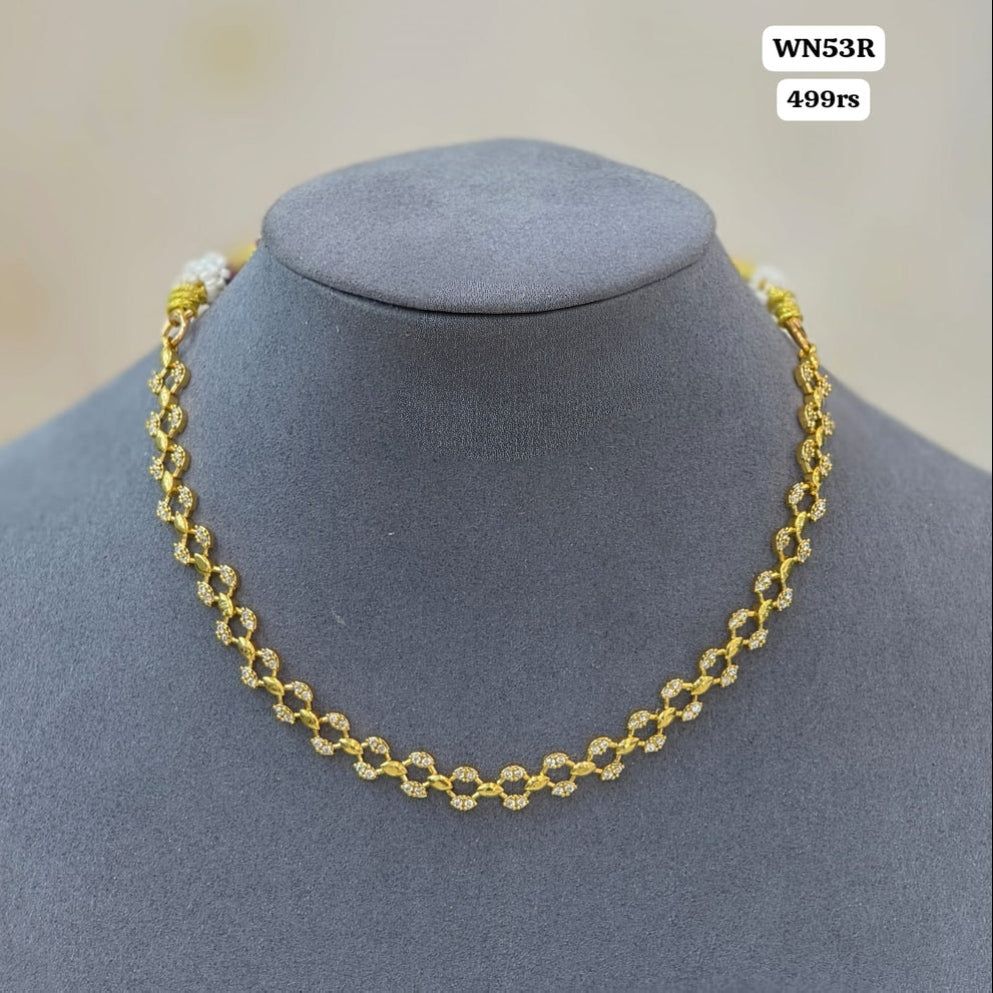 White stone Neckset