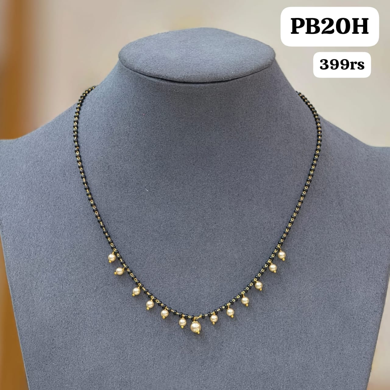 Black beads