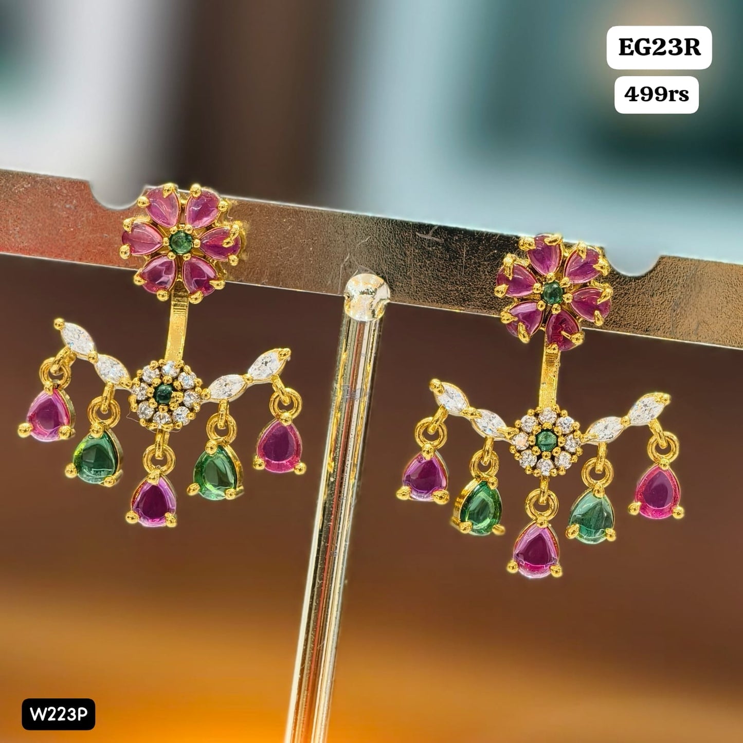 Earrings (multi stone)