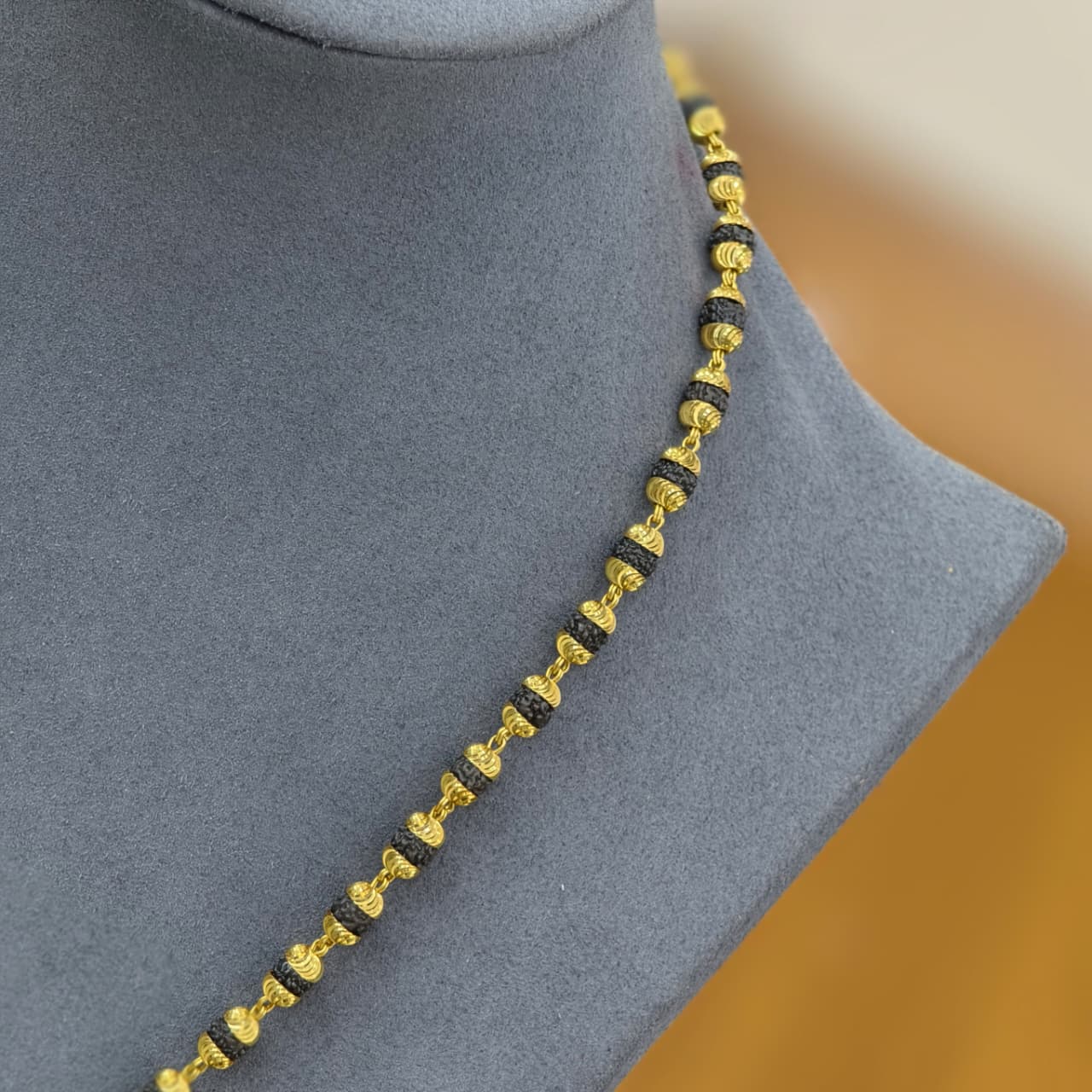 Rudraksha mala (Black beads)