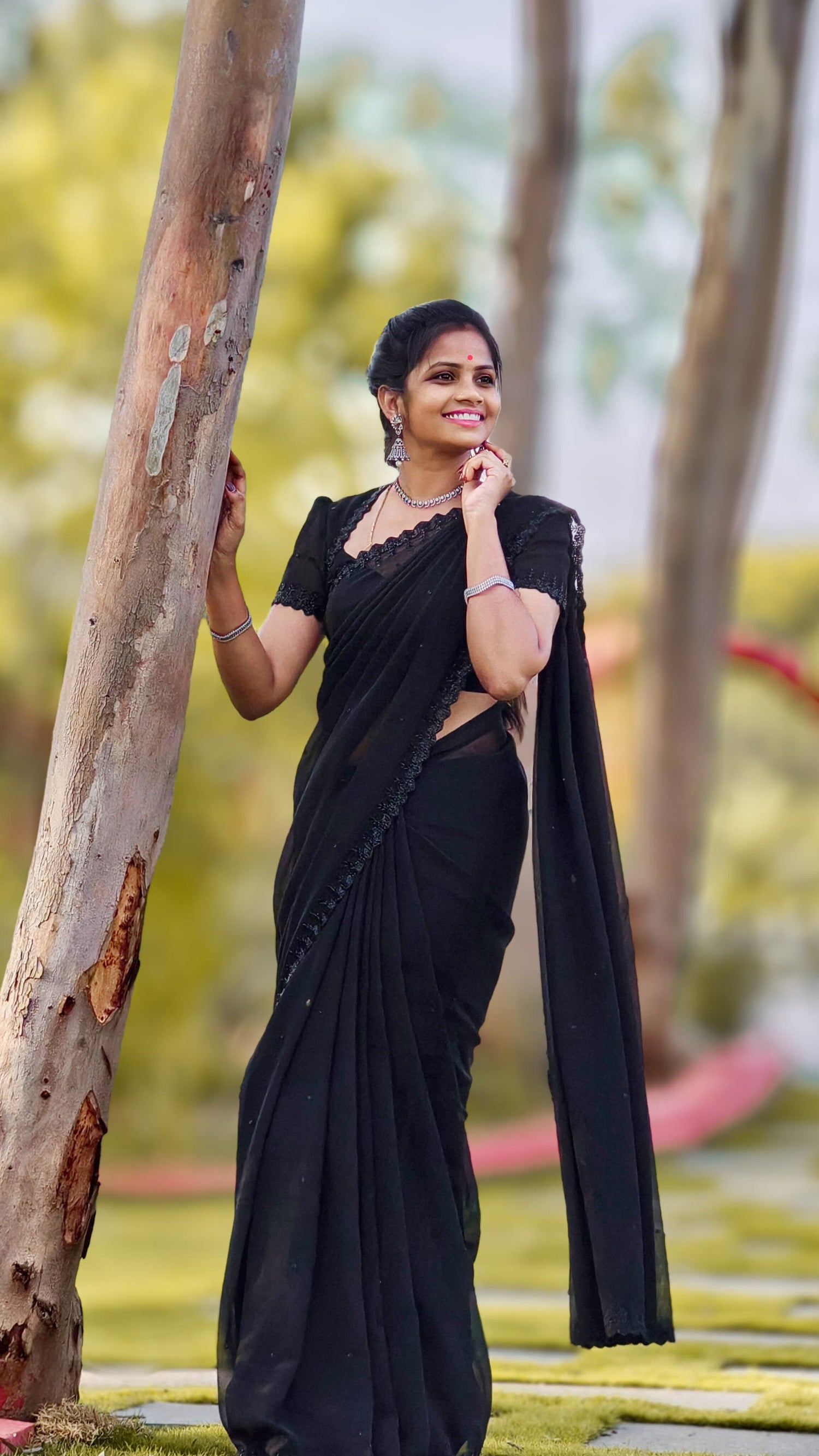 Black Saree
