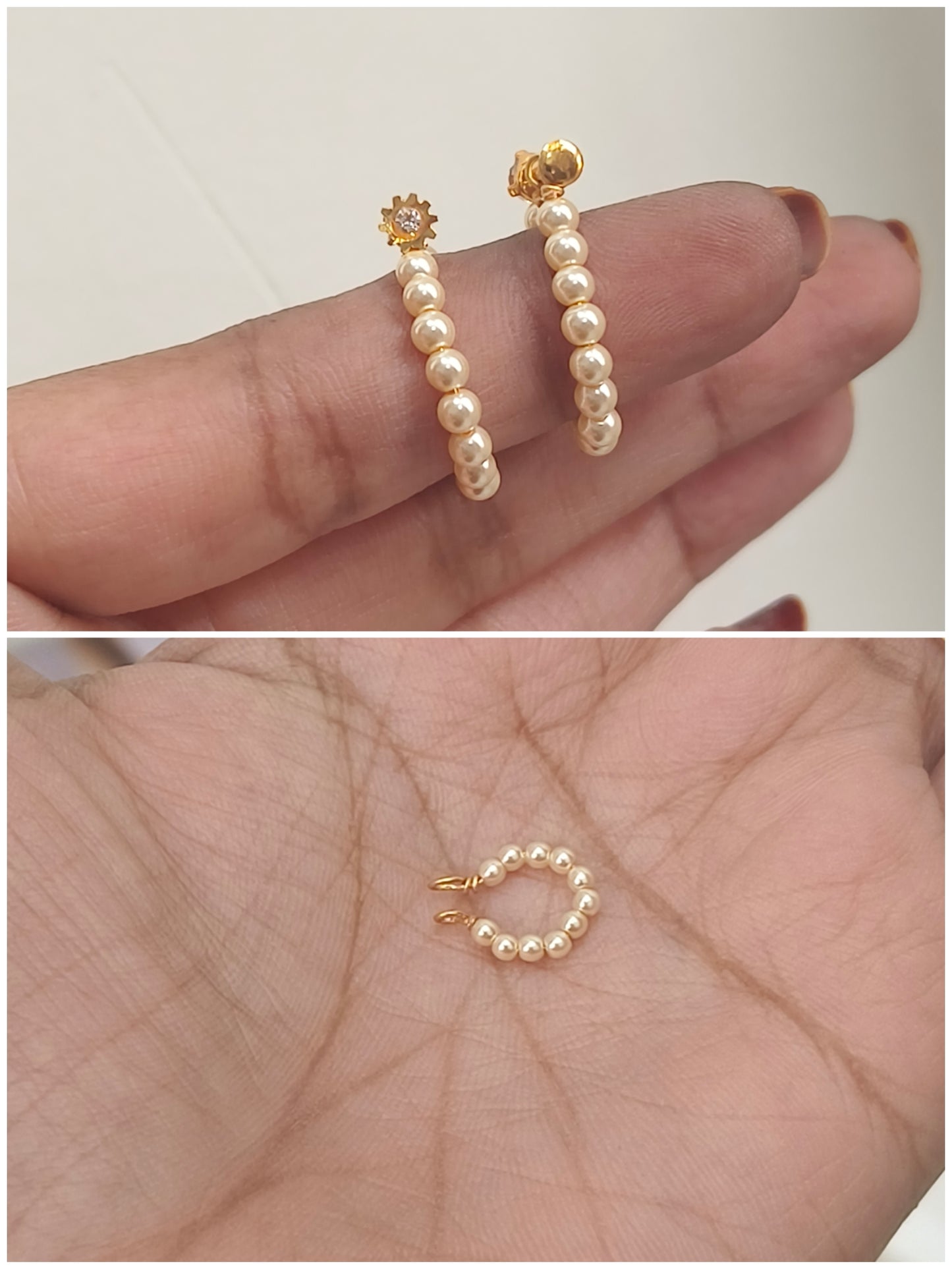 Pearls earings