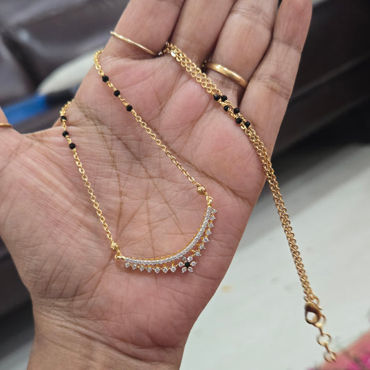 Diamond pendant blackbeads