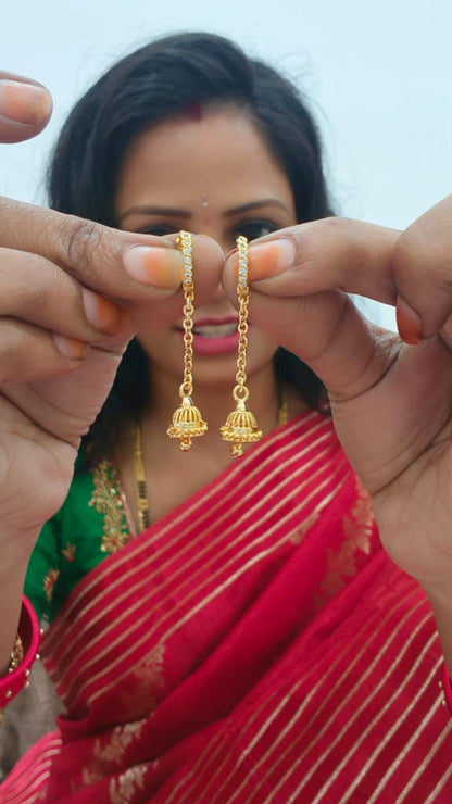 String earrings