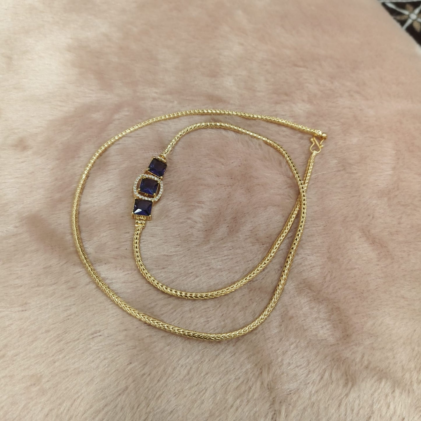 Lavender thali chain