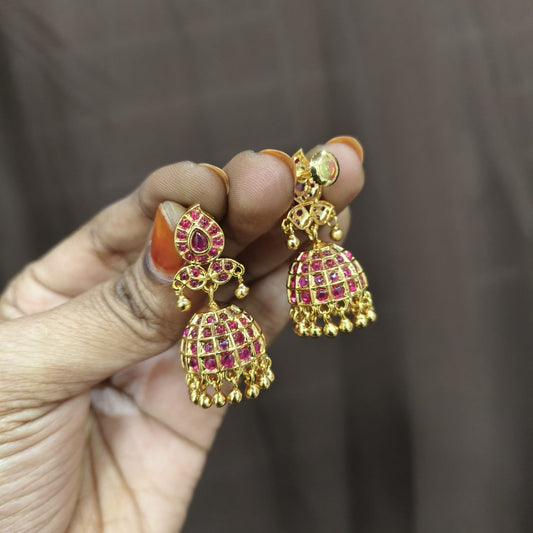 Microgold butta earrings