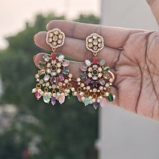 Multi colour earrings
