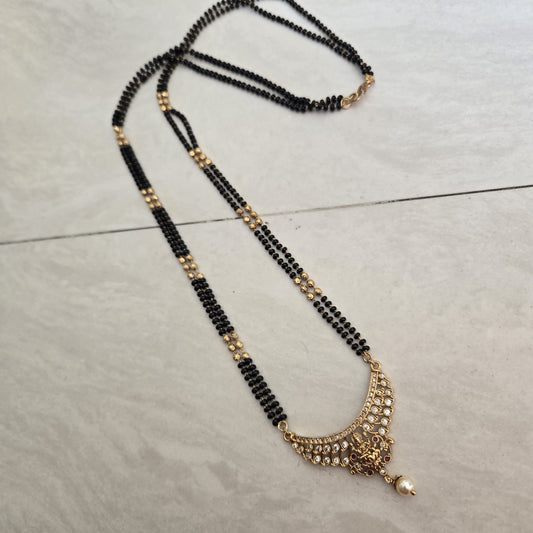 Offer long black beads