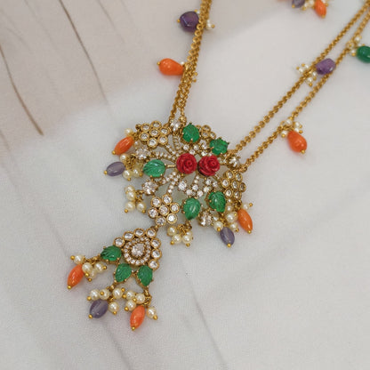Multi colour neck set
