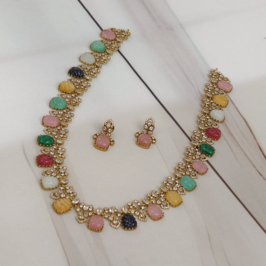 5 colour Neckset(long)