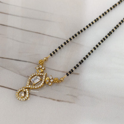 Black beads(white stone)