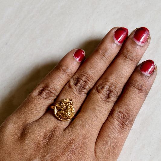 Nakshi finger ring
