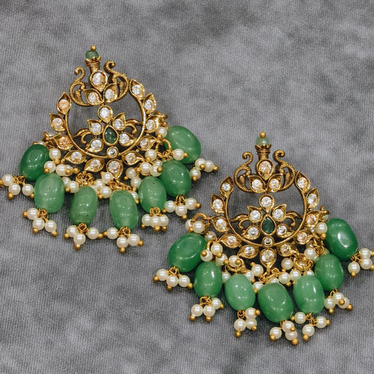 Chandhbali earrings