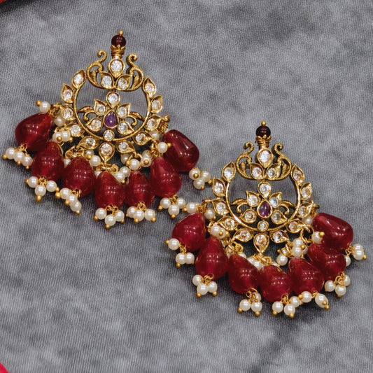 Chandhbali earrings