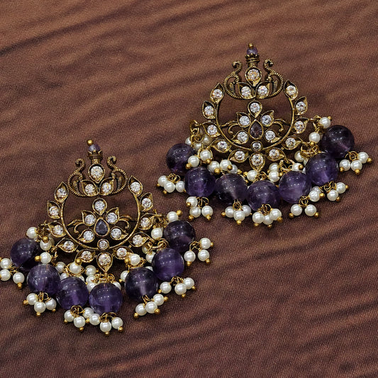 Chandhbali earrings