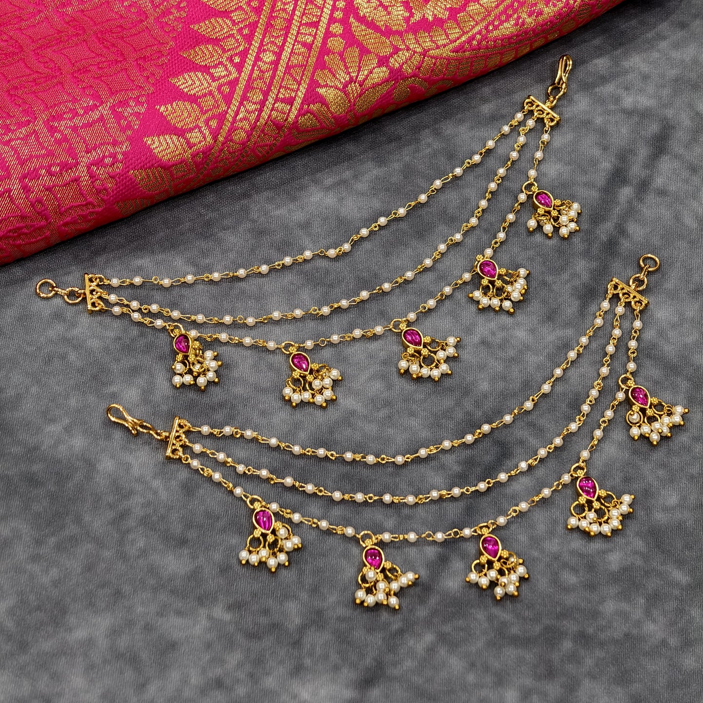 Flower kundan chempaswaralu
